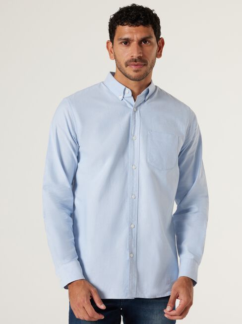 Austin Oxford Shirt, Light Blue, hi-res