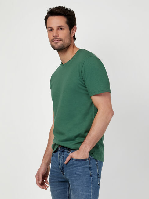 SS Pablo Slub Basic Tee, Field Green, hi-res