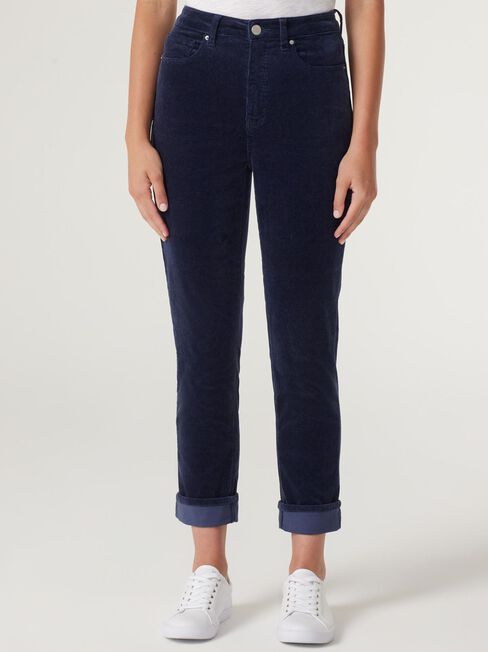 Brooke High Waisted Tapered Crop Jeans