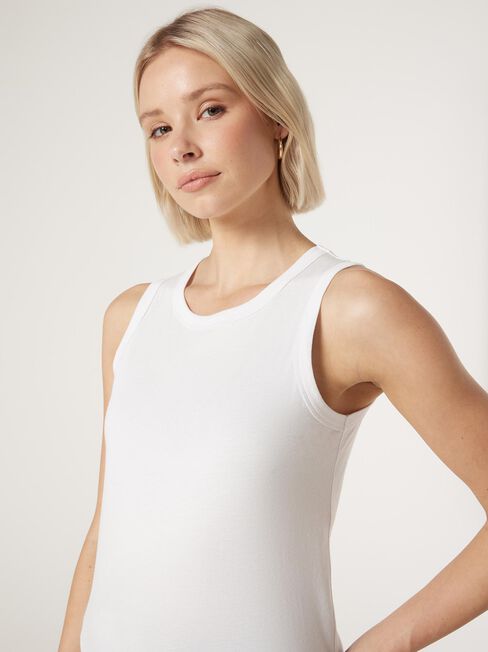 Essential Tank, White, hi-res