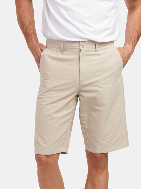 Hayden Textured Chino Short, Stone, hi-res