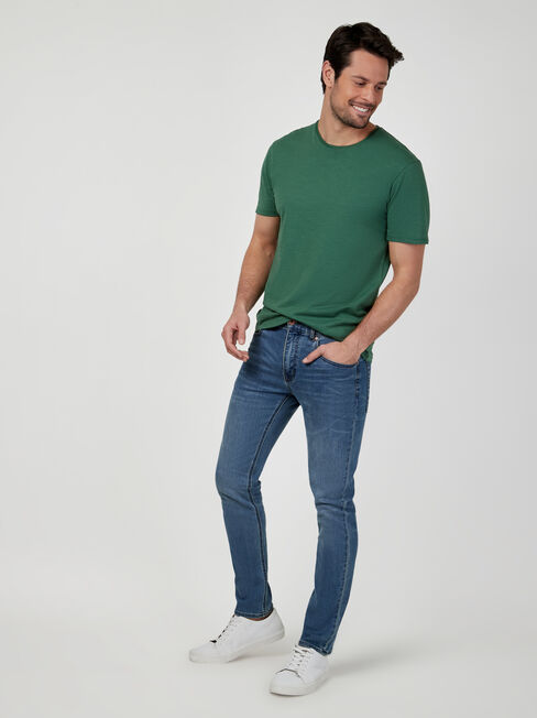 SS Pablo Slub Basic Tee, Field Green, hi-res