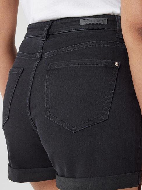 Alexa Boyfriend Short, Black, hi-res