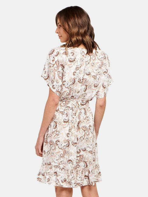 Harper Tiered Dress, Print, hi-res