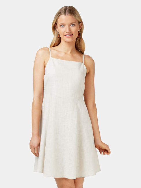 Eden Cami Dress, White, hi-res