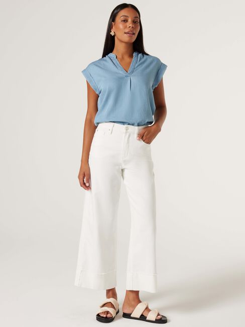 Bella Relaxed Top, Light Vintage, hi-res