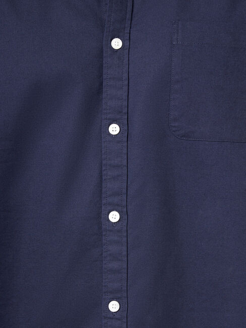 Heston Oxford Long Sleeve Shirt, Coloured, hi-res