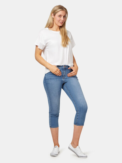 Essential Tee, White, hi-res