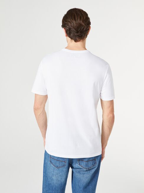 SS Cactus Print Crew Tee, White, hi-res