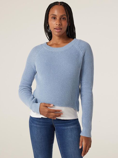 Michelle Side Zip Maternity Pullover