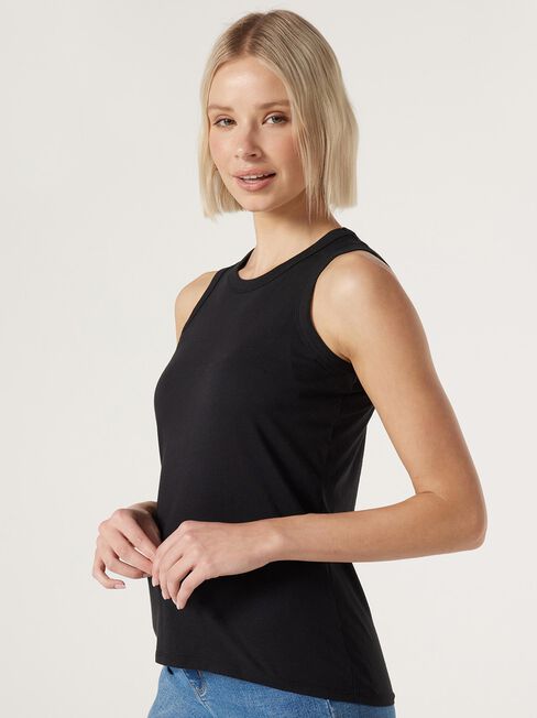 Essential Tank, Black, hi-res