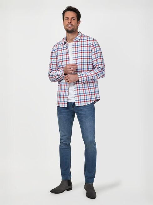 LS Sid Check Shirt | Jeanswest