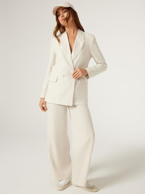 Nila Double Breasted Blazer, Yellow, hi-res