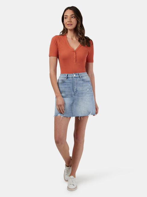 Jessie Henley Tee, Orange, hi-res