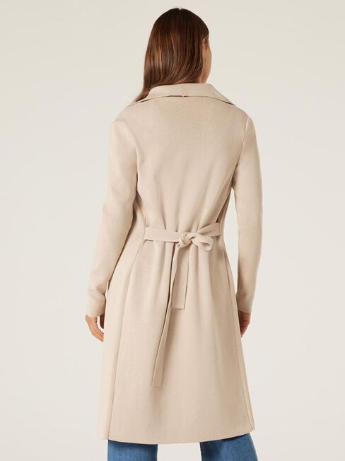 Giselle Longline Cardi, Natural Marle, hi-res