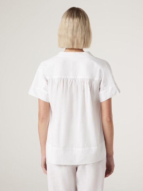 Lexi Throw Over Top, White, hi-res