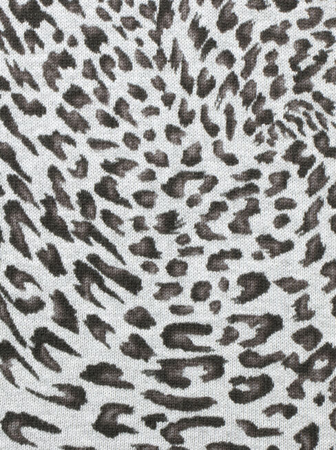 Leo Leopard Curve Hem Pullover, Grey, hi-res