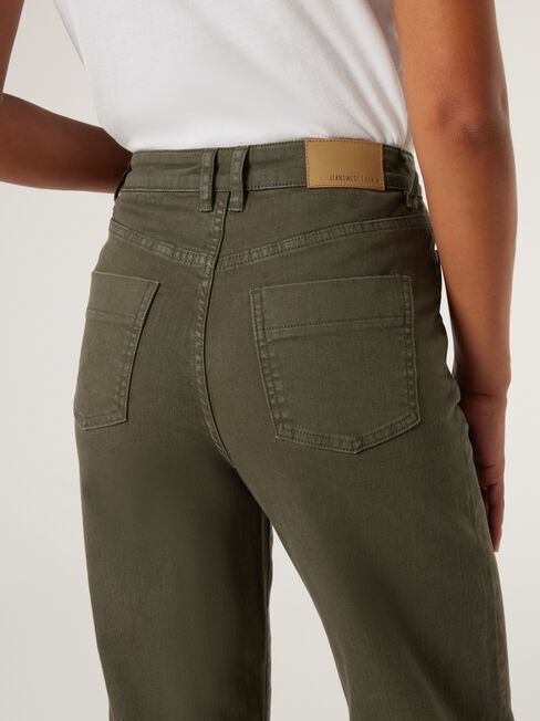 Sofie Sailor Jeans, Khaki, hi-res