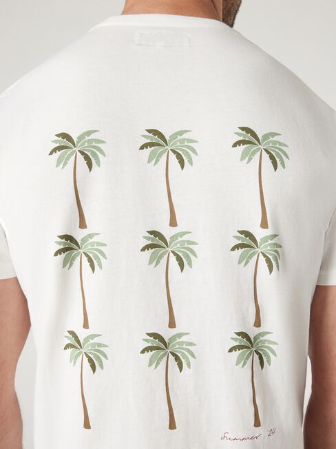 Short Sleeve Riley Print Crew Tee, Cream, hi-res