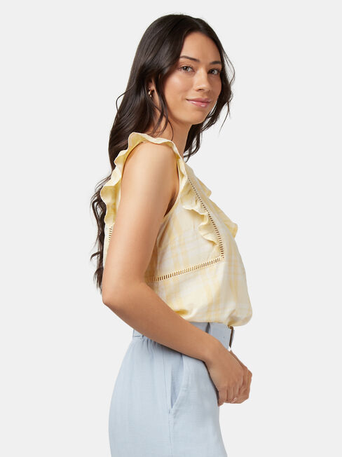 Bianca Ladder Trim Tank, Yellow, hi-res