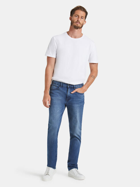 Skinny Jeans Mid Blue, Mid Indigo, hi-res