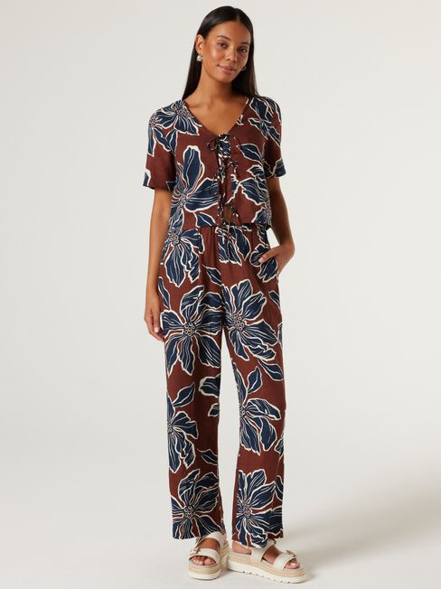 Trini Relaxed Pant, Bold Blooms, hi-res