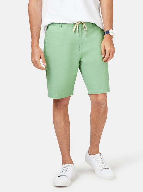 Jones Tie Front Short, Green, hi-res