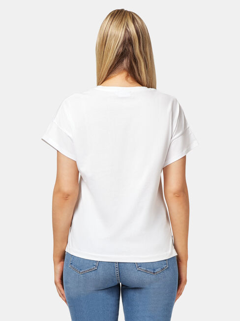 Essential Tee, White, hi-res
