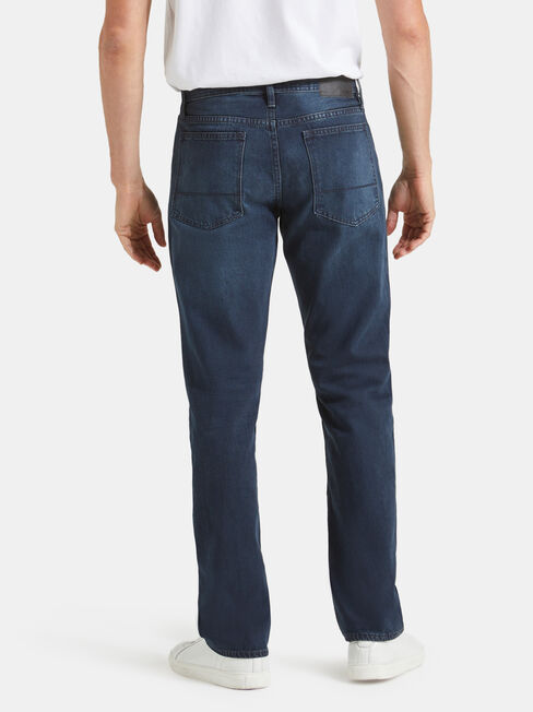 Straight Leg Jeans Indigo Shadow, Mid Indigo, hi-res