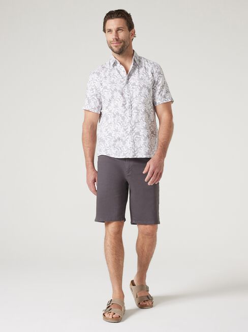 Charlie Print Shirt, Grey, hi-res