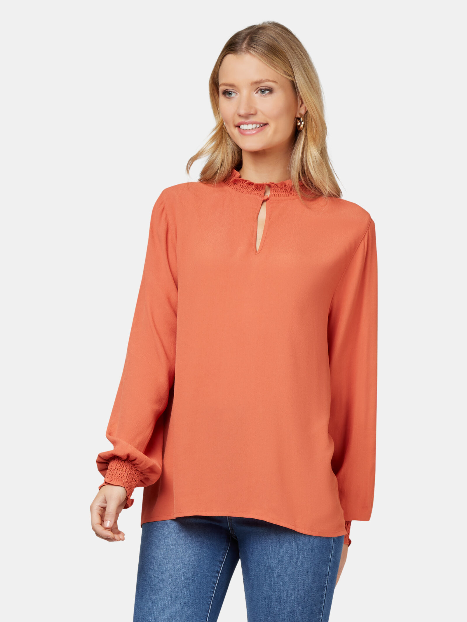 Freya Frill High Neck Top Jeanswest