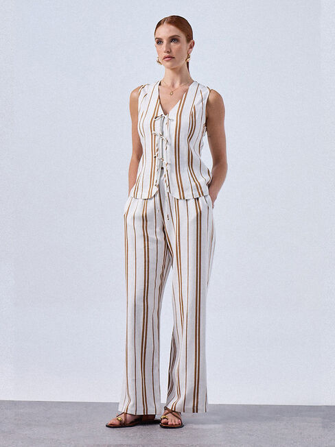 Trini Relaxed Pant, Caramel, hi-res