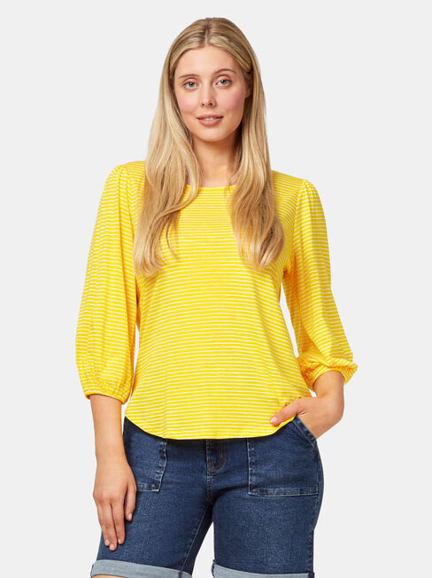 Dannie Stripe Top, Stripe, hi-res