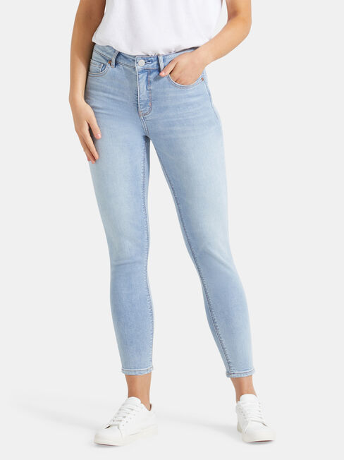 Lacey Mid Waist skinny Crop Jeans, No Wash, hi-res