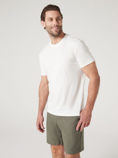 Short Sleeve Riley Print Crew Tee, Cream, hi-res
