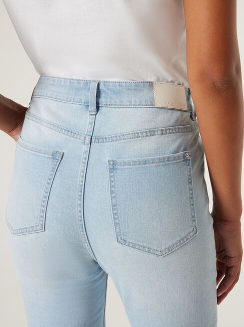 Lyla Mom Jeans, Light Indigo, hi-res
