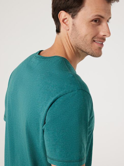 SS Fin Premium Basic Crew Tee, Jade Marle, hi-res
