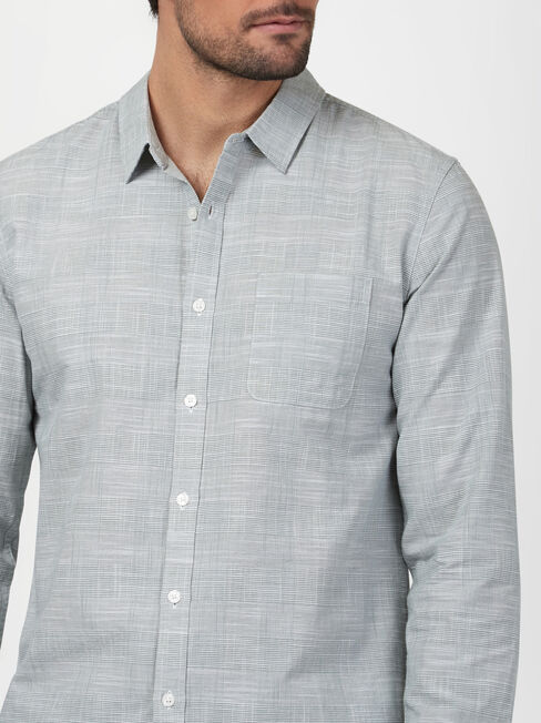 LS Max Check Shirt, Green, hi-res