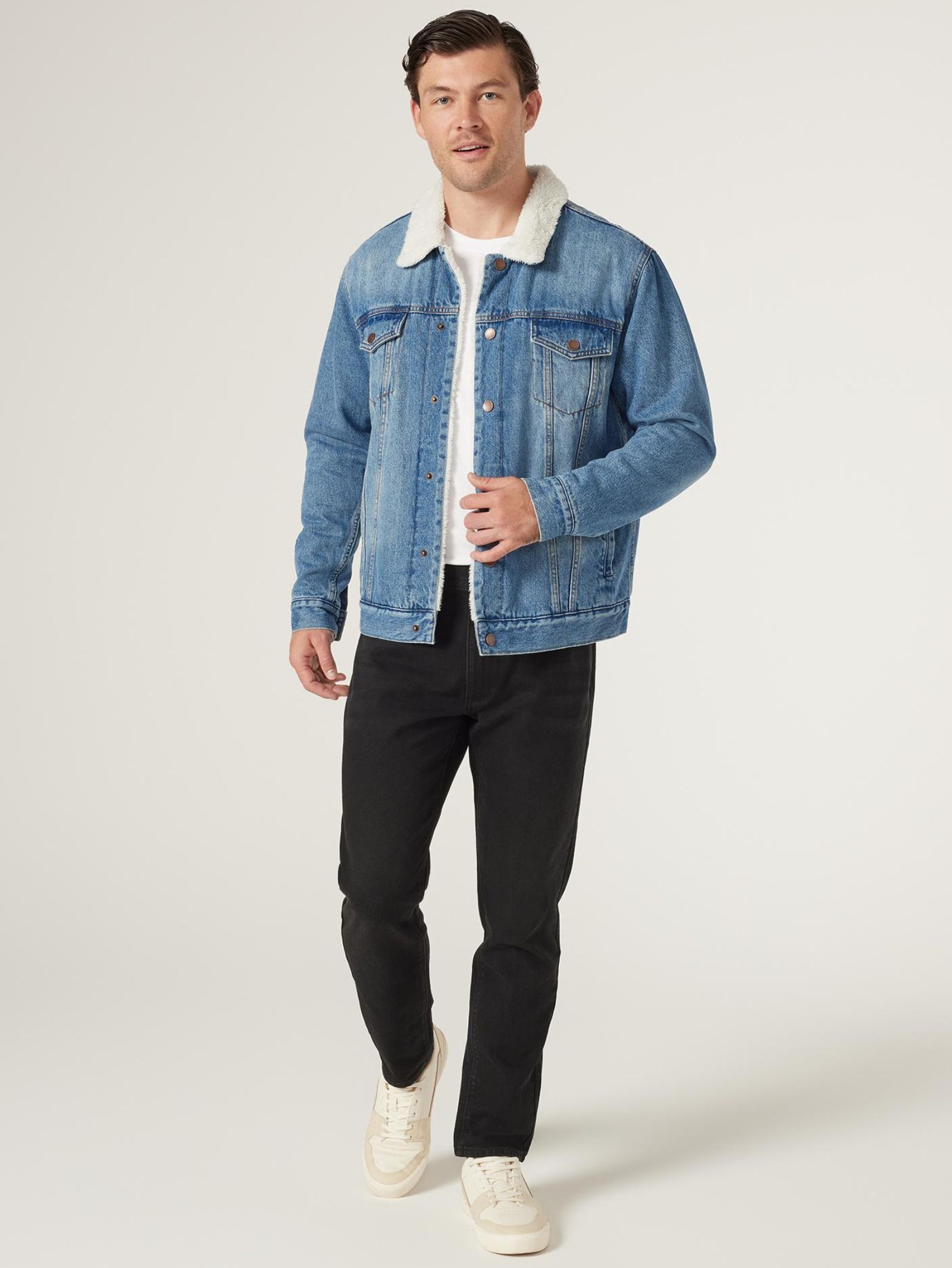 Light sherpa jacket best sale