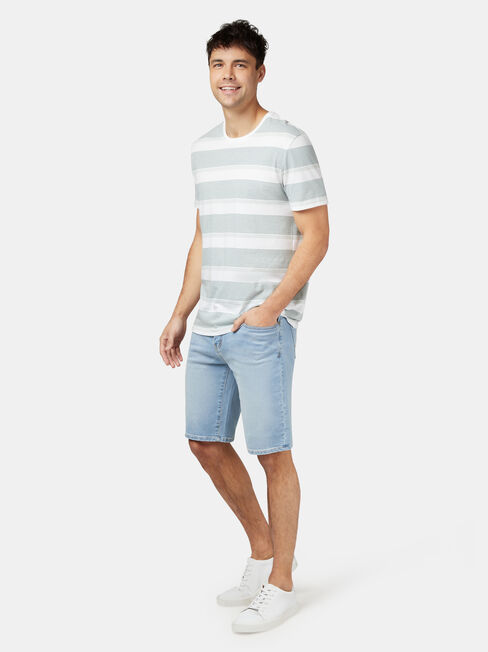 Patrick Short Sleeve Stripe Crew Tee, Stripe, hi-res