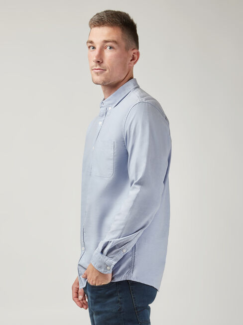 Heston Oxford Long Sleeve Shirt, Multi, hi-res