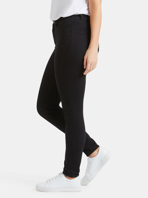Curve Butt Lifter Skinny Jeans, Black, hi-res
