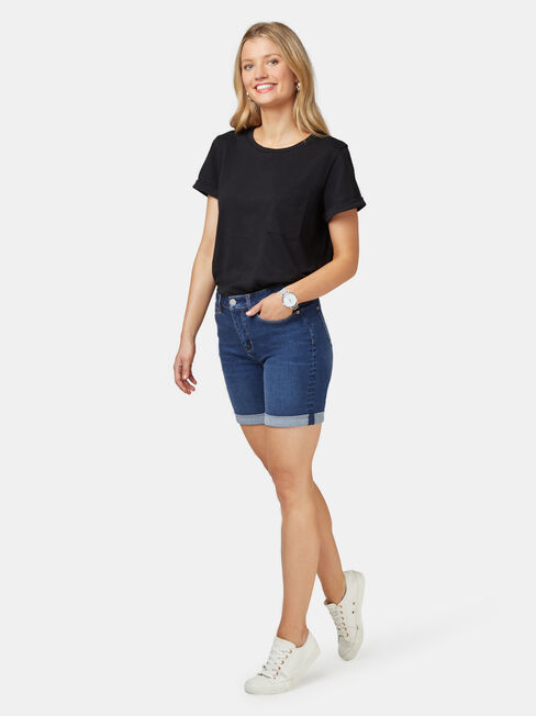 Sophia Bermuda Short, Blue, hi-res