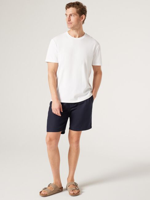 Lewie Linen Short, Blue, hi-res