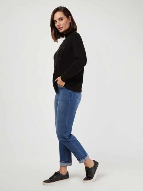 Aurora Button Detail Knit | Jeanswest