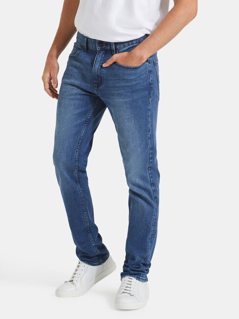 Skinny Jeans Mid Blue, Mid Indigo, hi-res