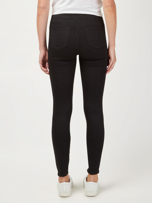 Tessa J-Luxe Skinny Jeans Black, Black, hi-res