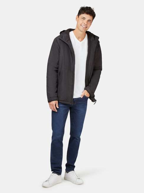 Dion Shell Jacket, Black, hi-res