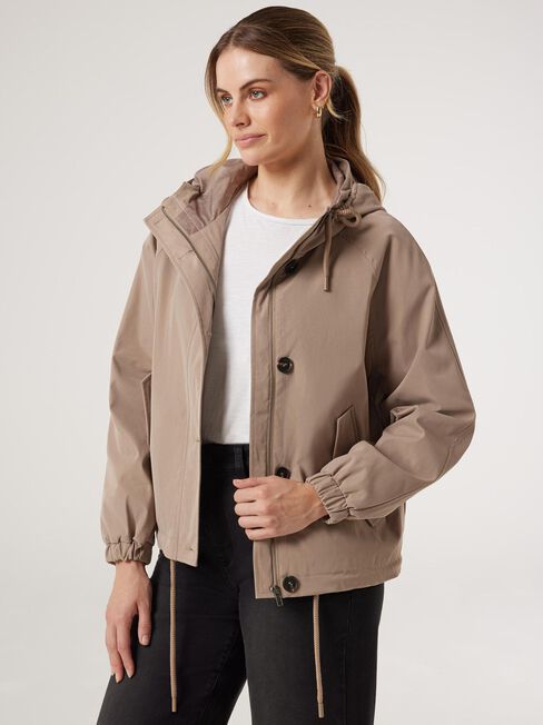 Candice Parker Jacket, Brown, hi-res