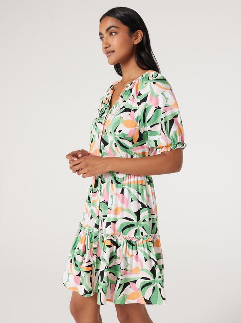 Camilla Dress, Broadleaf Palm, hi-res